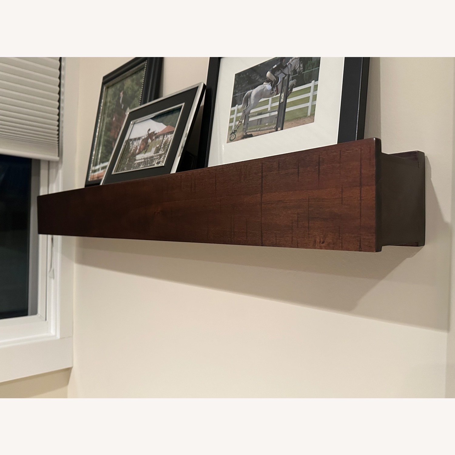 Pottery Barn Dark Brown Floating Shelves - image-3