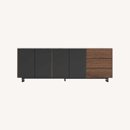Used Rove Concepts Augustus Dark Brown Wood Sideboard for sale on AptDeco