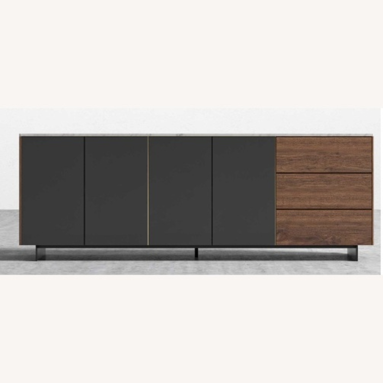 Rove Concepts Augustus Dark Brown Wood Sideboard - image-0