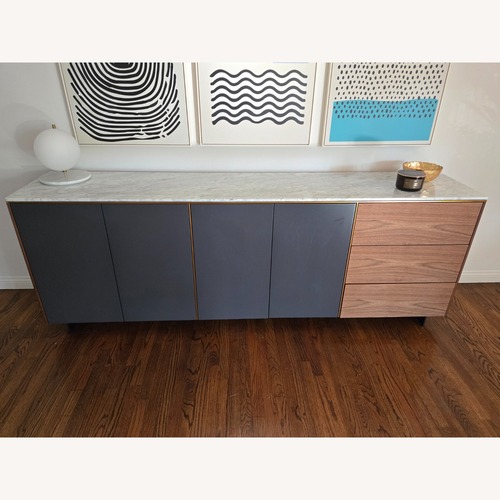 Used Rove Concepts Augustus Dark Brown Wood Sideboard for sale on AptDeco