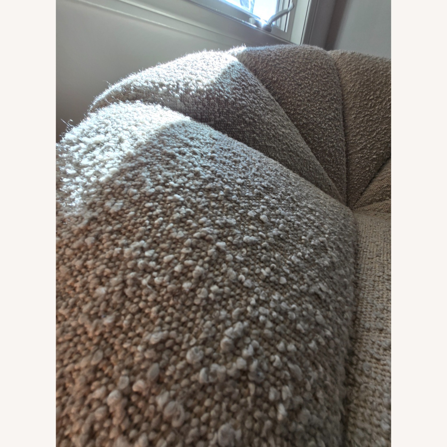 Rove Concepts Vonn White Boucle Accent Chair - image-2