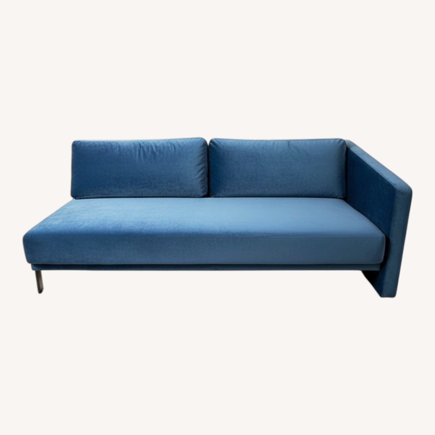 Rove Concepts Bristol Blue Velvet 3+ Piece Sectional - image-13