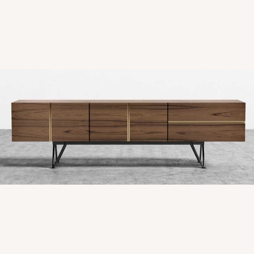 Used Rove Concepts Bennett Dark Walnut Media Console for sale on AptDeco
