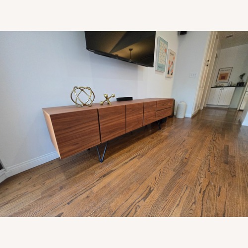 Used Rove Concepts Bennett Dark Walnut Media Console for sale on AptDeco