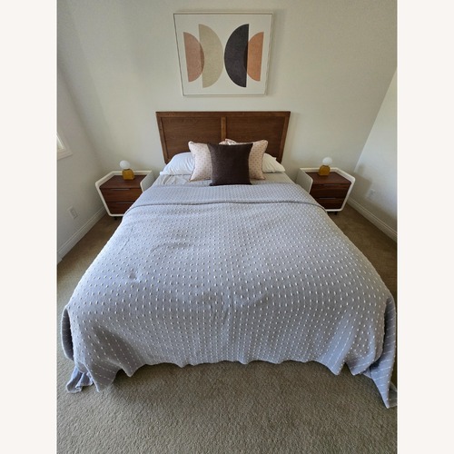 Used Rove Concepts Dark Brown Wood Veneer Nightstands for sale on AptDeco