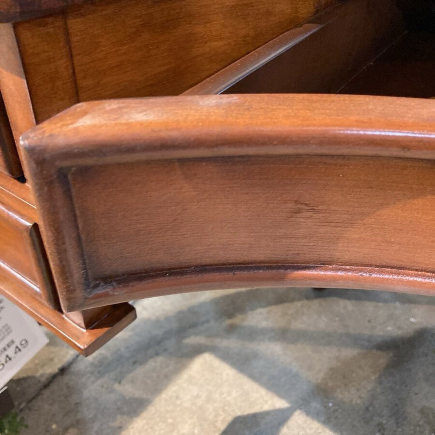 Geneva Elegant Demilune Executive Desk - image-9