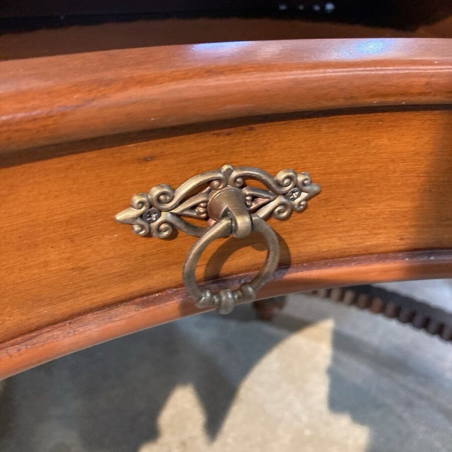 Geneva Elegant Demilune Executive Desk - image-10