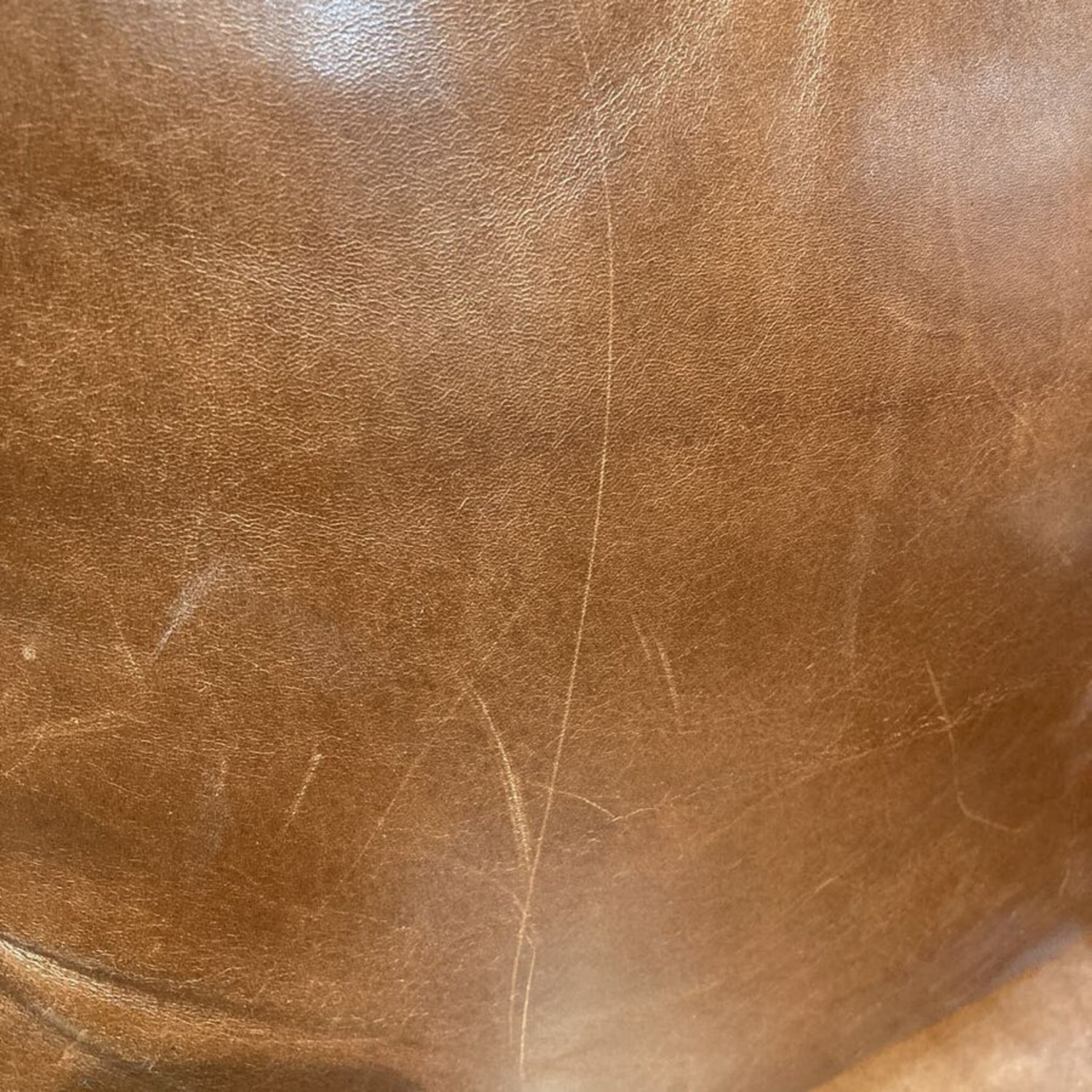 Hancock & Moore Burnished Faux Crocodile & Leather 3-Seat Sofa - image-11