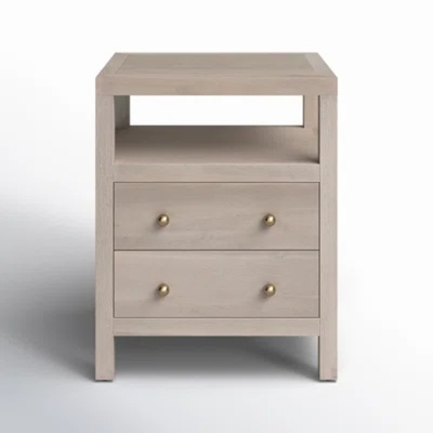 Joss & Main Celine 2-Drawer Nightstand Antique Taupe  - image-16