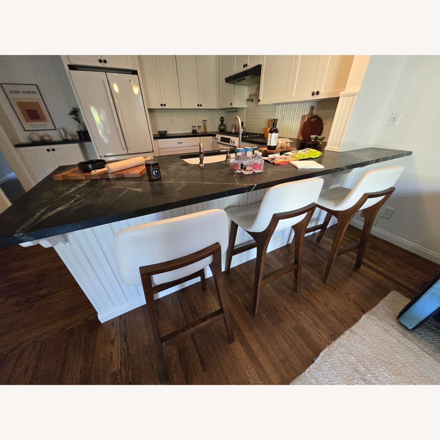 Rove Concepts Aubrey White Counter/Bar Stools - image-4