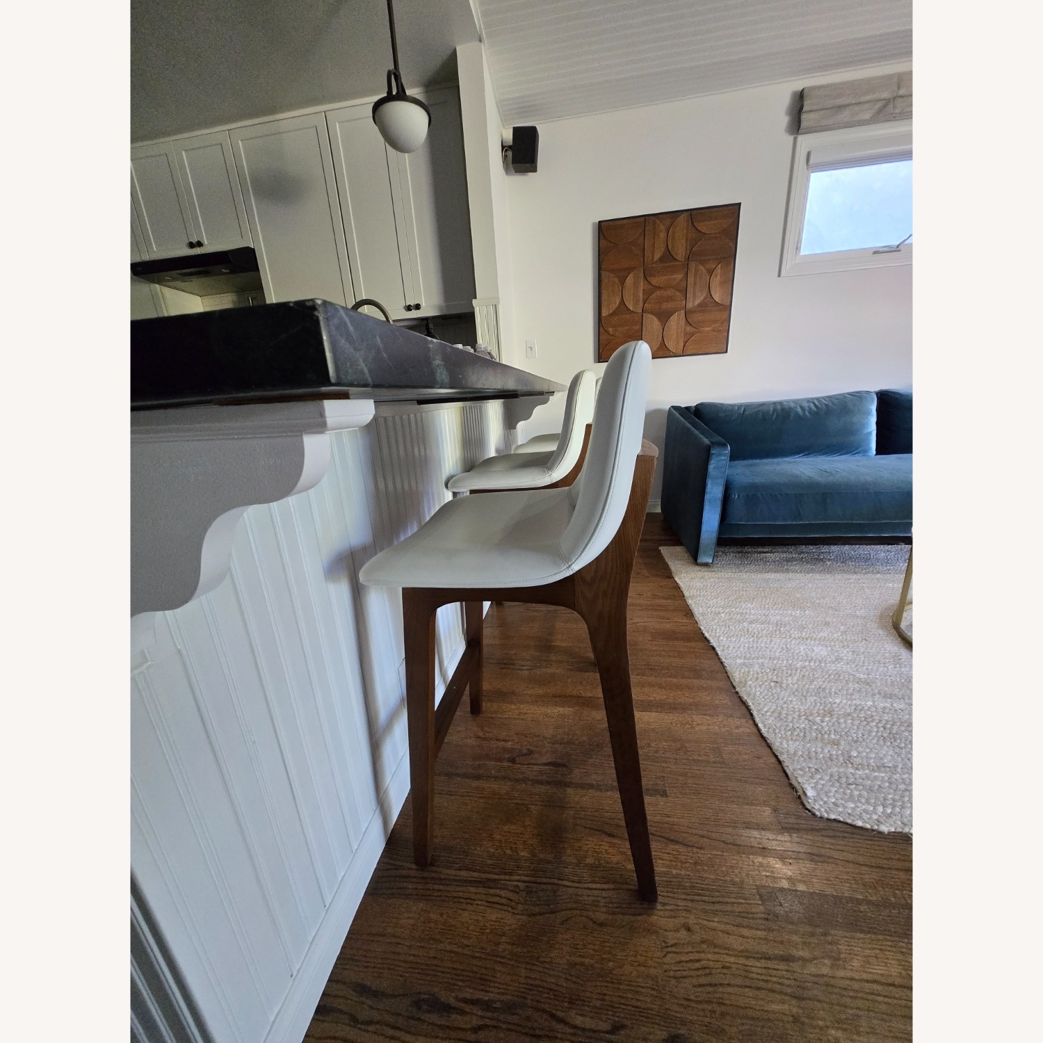 Rove Concepts Aubrey White Counter/Bar Stools - image-2