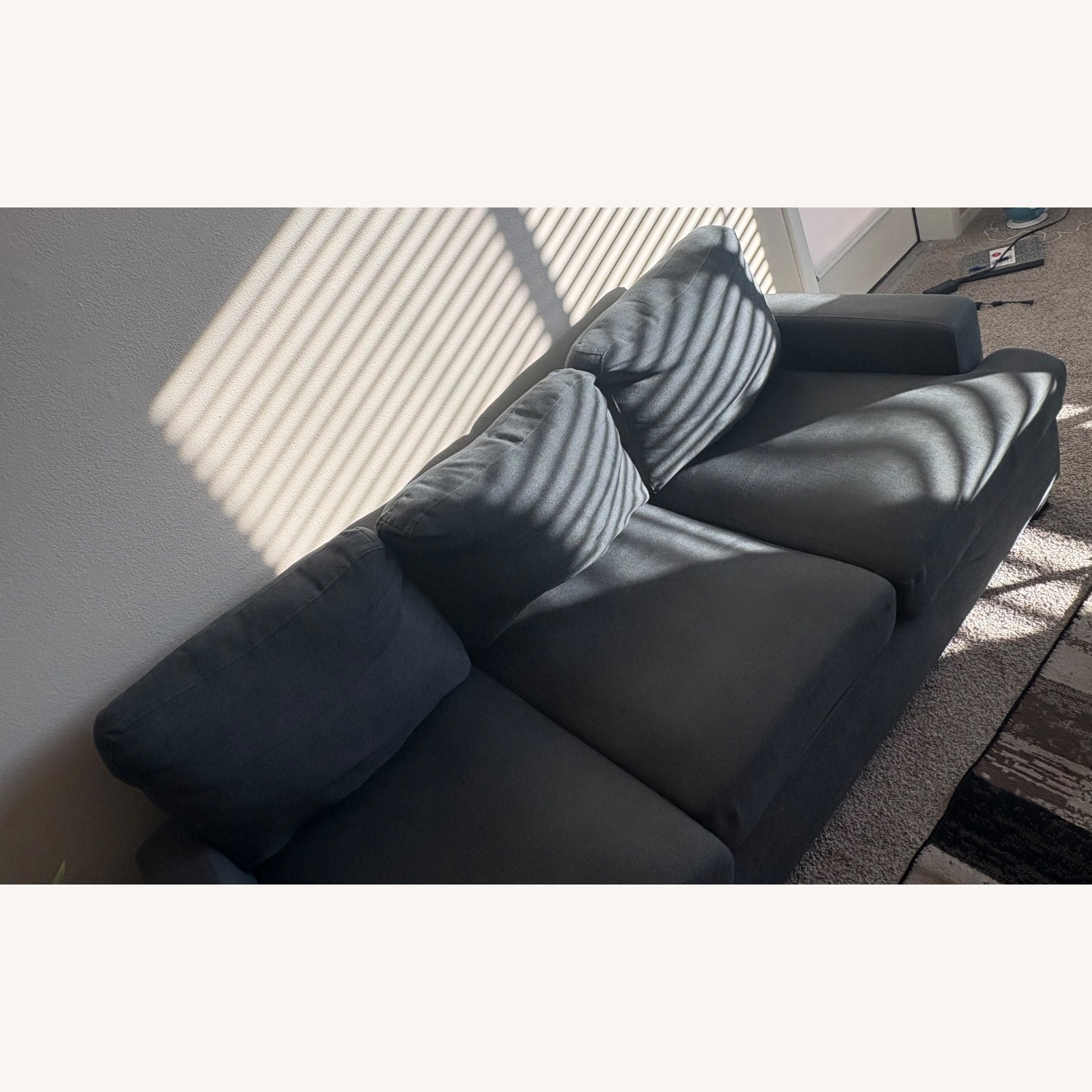 Comfy Gray Sofa - image-2