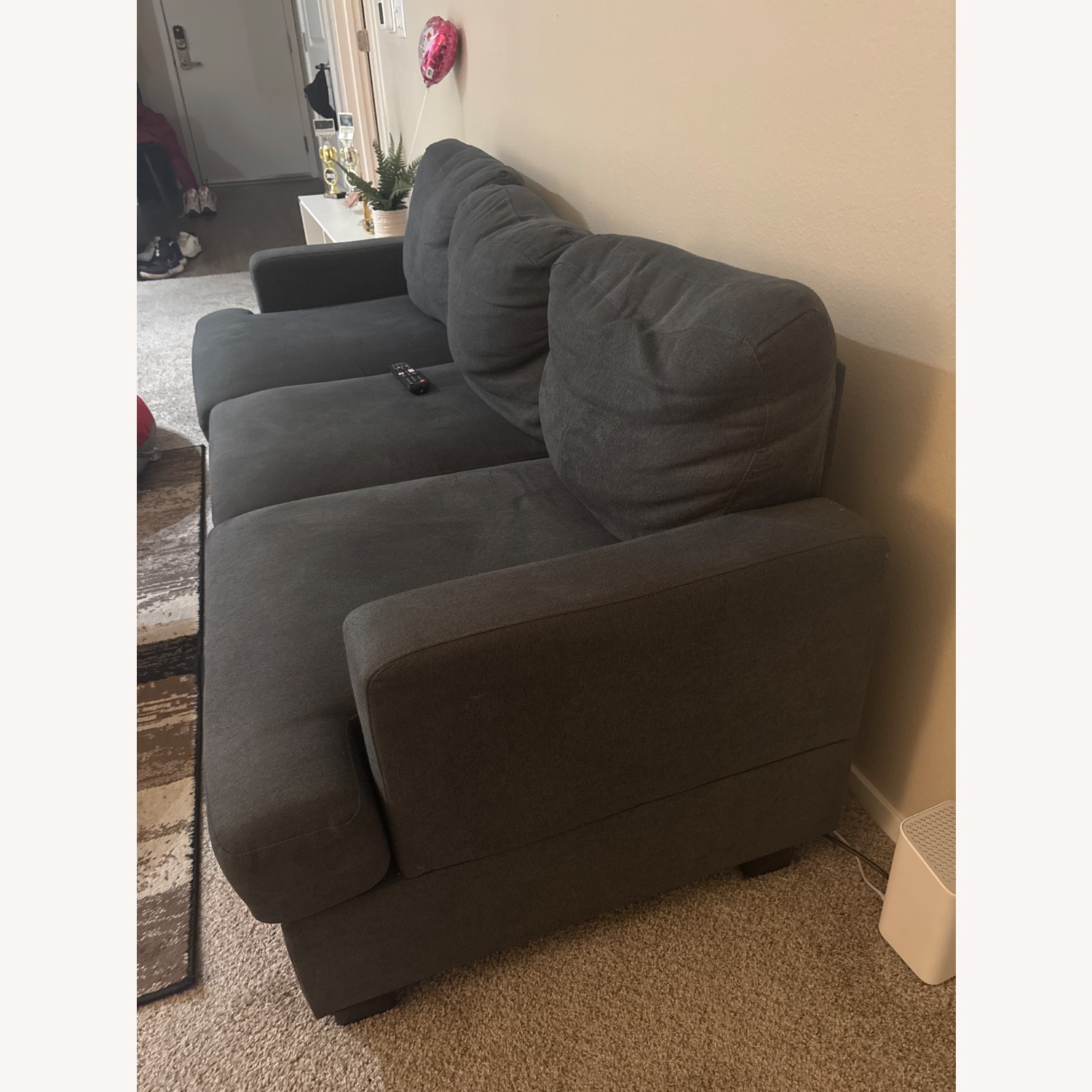 Comfy Gray Sofa - image-3