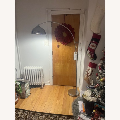 Used Modern Brands Silver Floor Lamp for sale on AptDeco