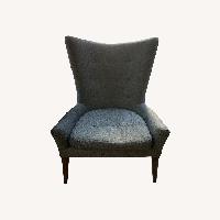 HD Buttercup Dark Gray Fabric Accent Chairs