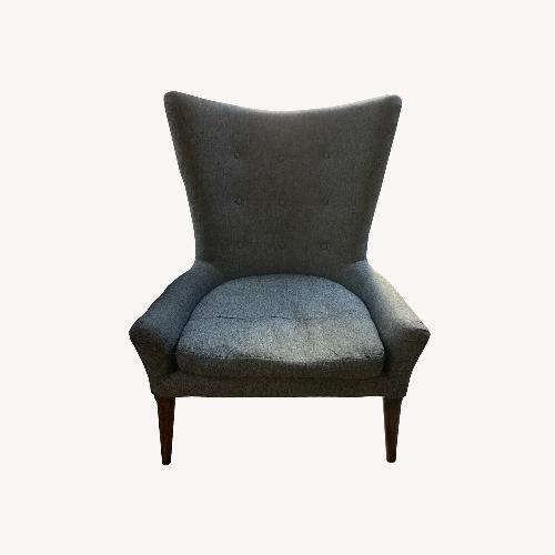 Used HD Buttercup Dark Gray Fabric Accent Chairs for sale on AptDeco