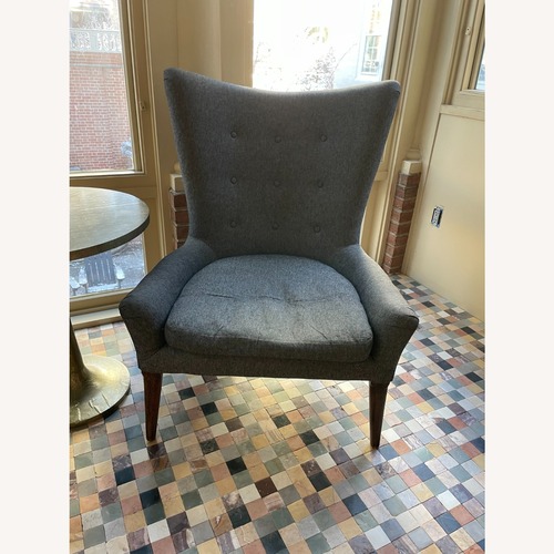 Used HD Buttercup Dark Gray Fabric Accent Chairs for sale on AptDeco