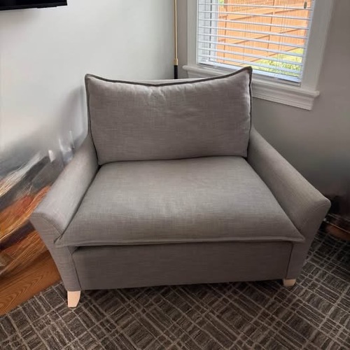 Used West Elm Bliss Down Chair and a Half for sale on AptDeco