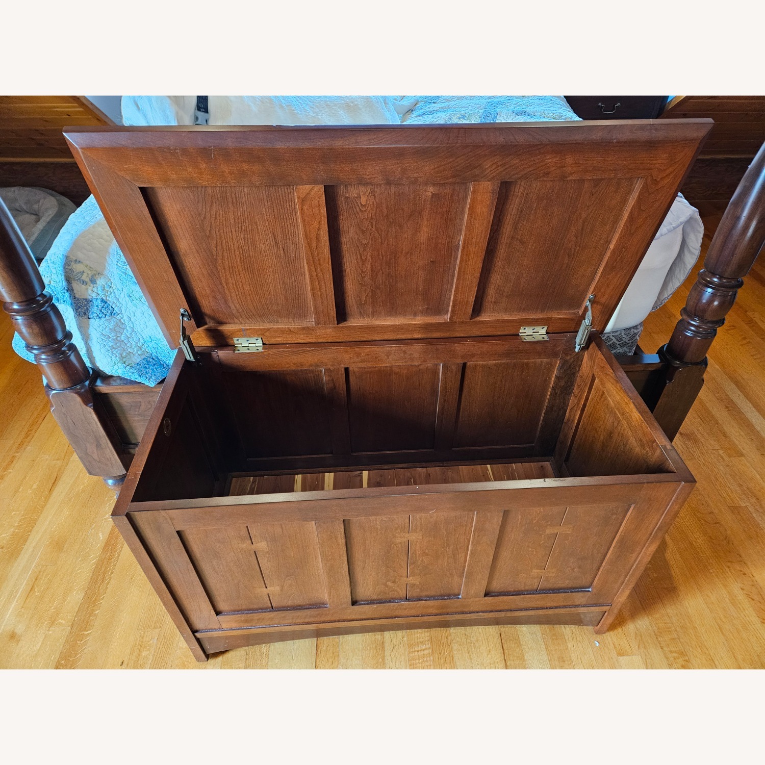 Stickley Brothers Furniture Dark Brown Wood Chest - image-4