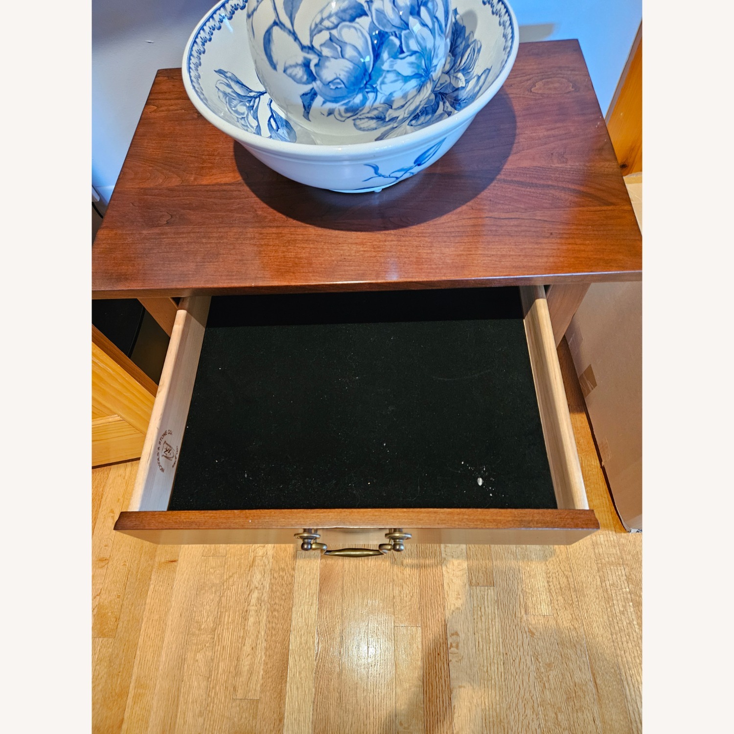 Nichols & Stone Dark Brown Wood Nightstands - image-5