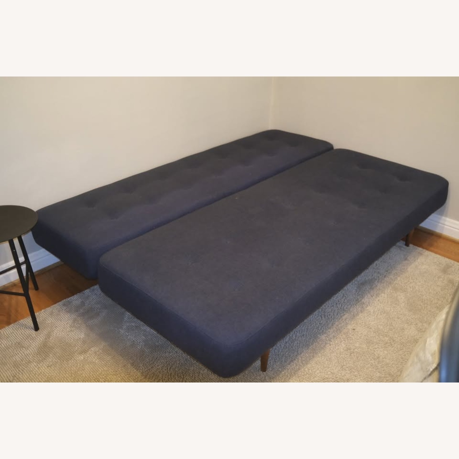 Room & Board Deco Blue Sleeper Sofa - image-4