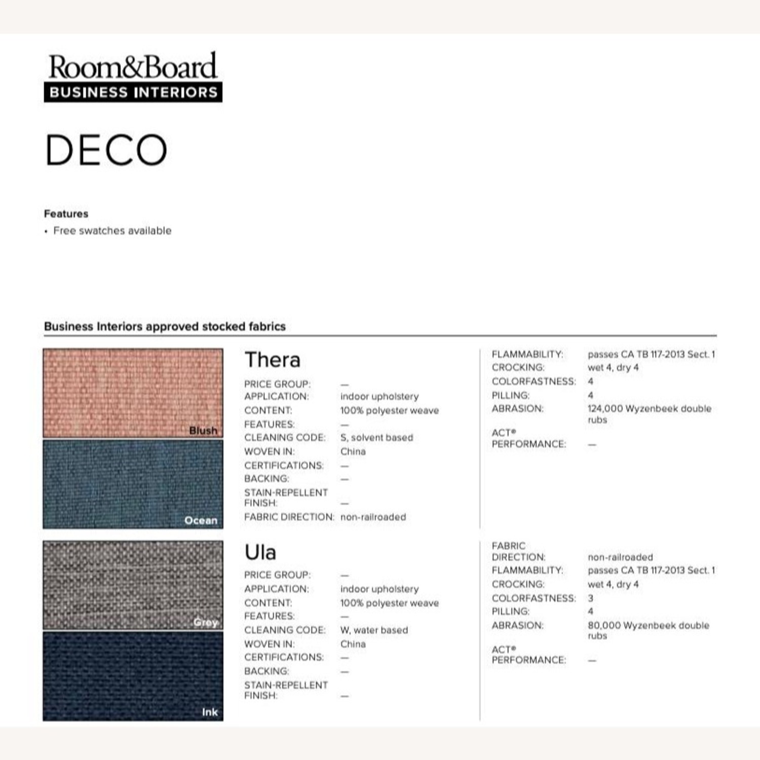 Room & Board Deco Blue Sleeper Sofa - image-8