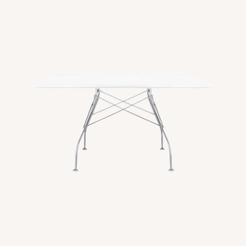 Used Kartell Square Lacquered Glossy Table for sale on AptDeco