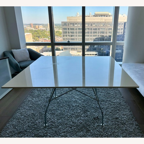 Used Kartell Square Lacquered Glossy Table for sale on AptDeco