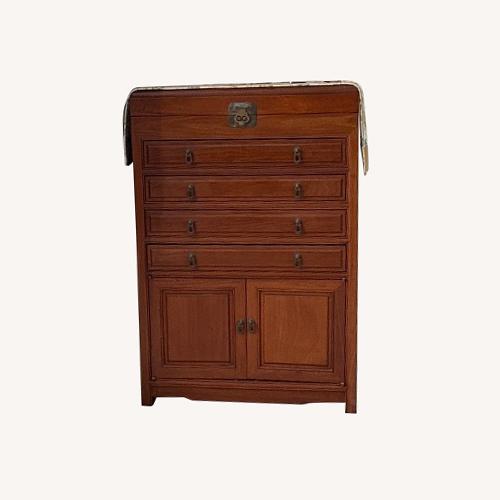 Used Rosewood Decor Inc Light Brown Wood Chest for sale on AptDeco