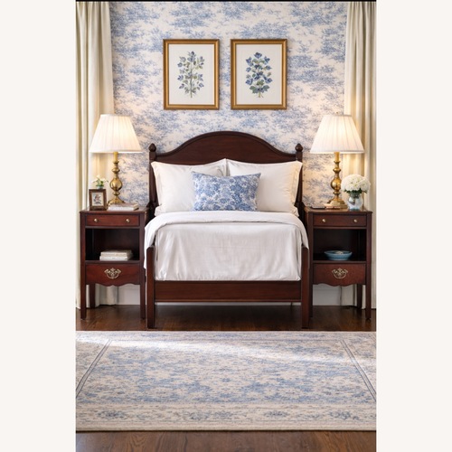 Used Kittinger Mahogany Nesting Bedside Tables for sale on AptDeco