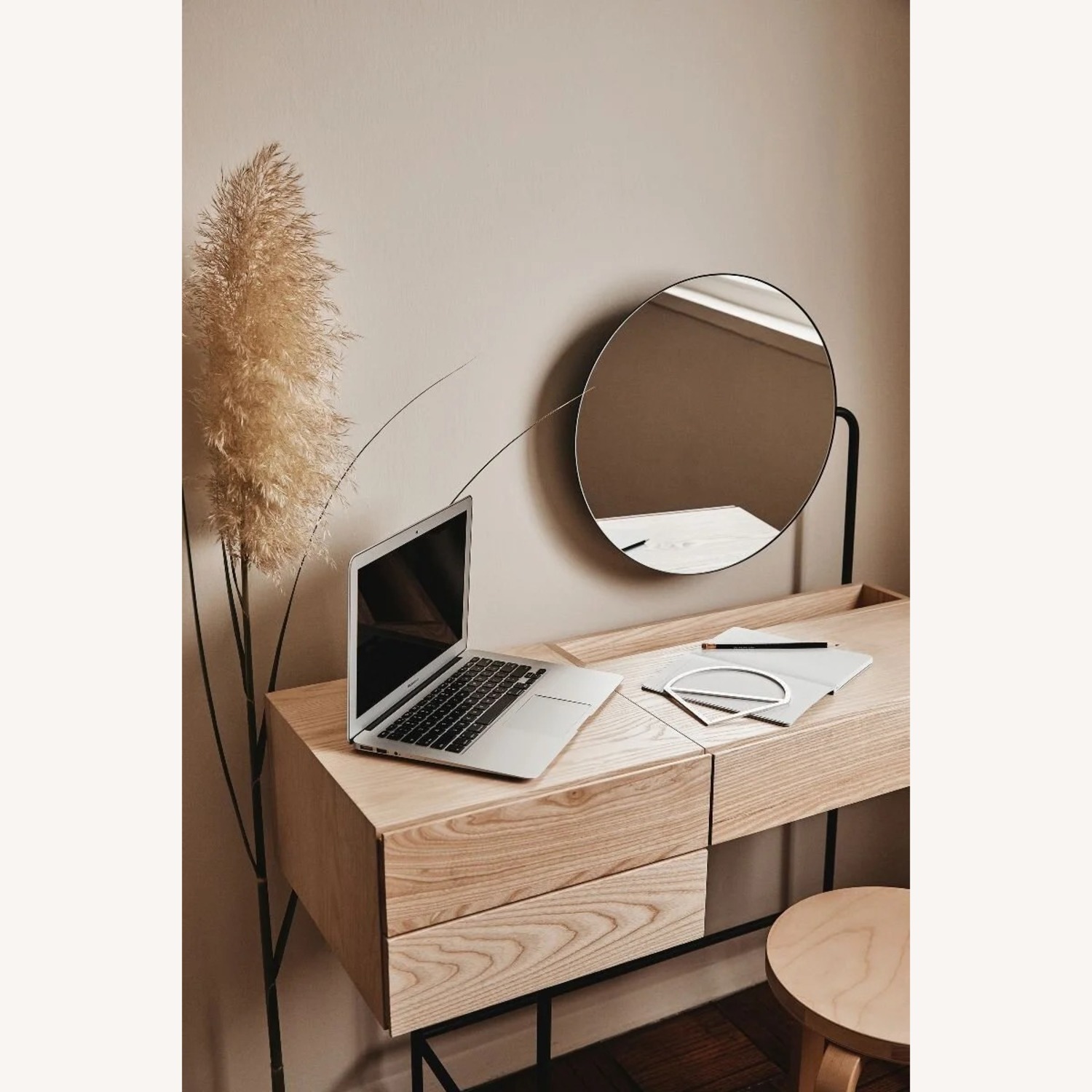 Dims. Composed Vanity Stool & Trays Set - image-4