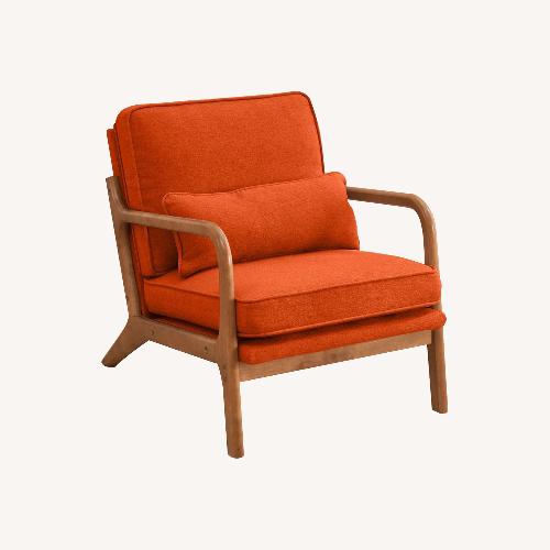 Used Lemley Mid Century Solid Wood Accent Chair  for sale on AptDeco