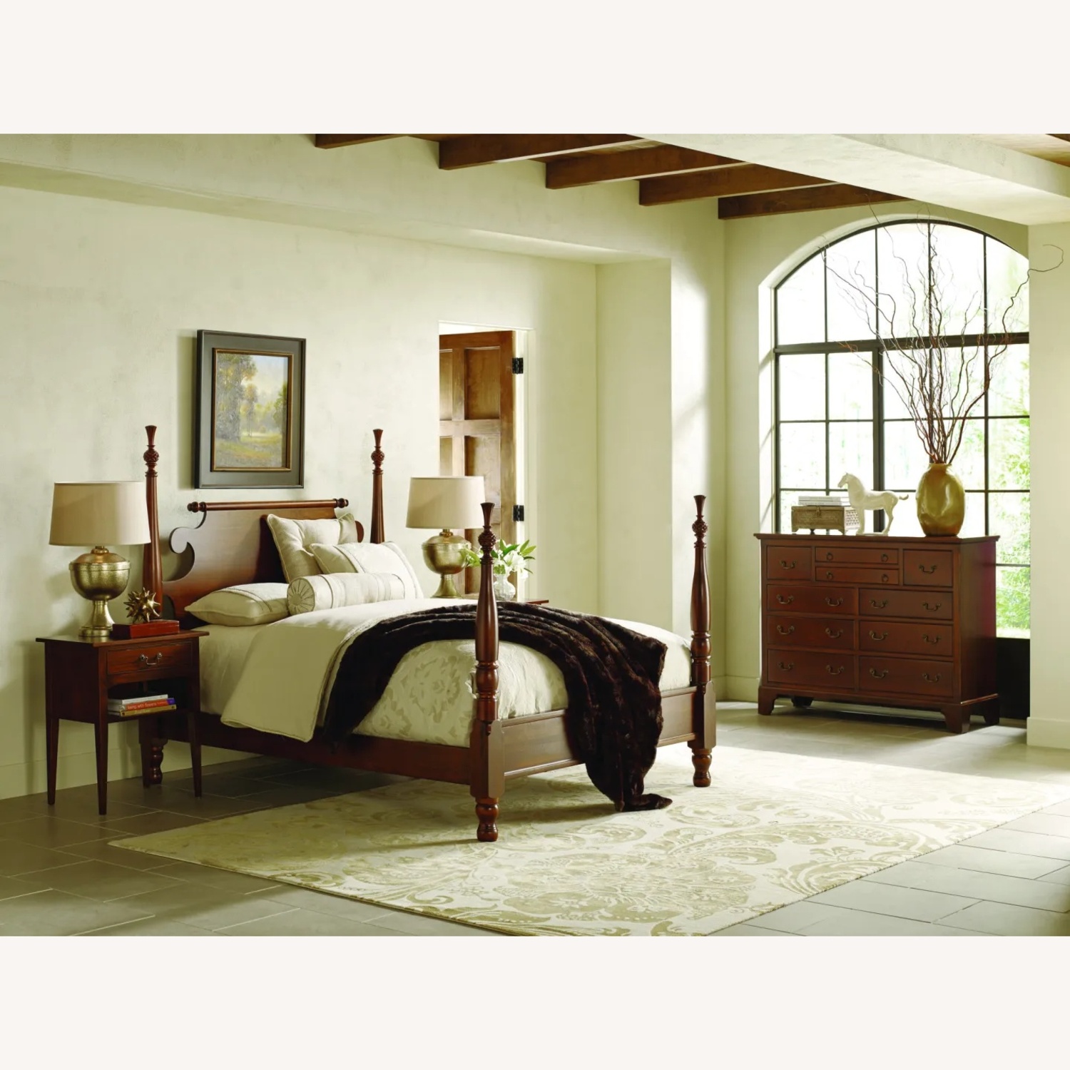 Nichols & Stone Wayside Thistle Queen Bed - image-0