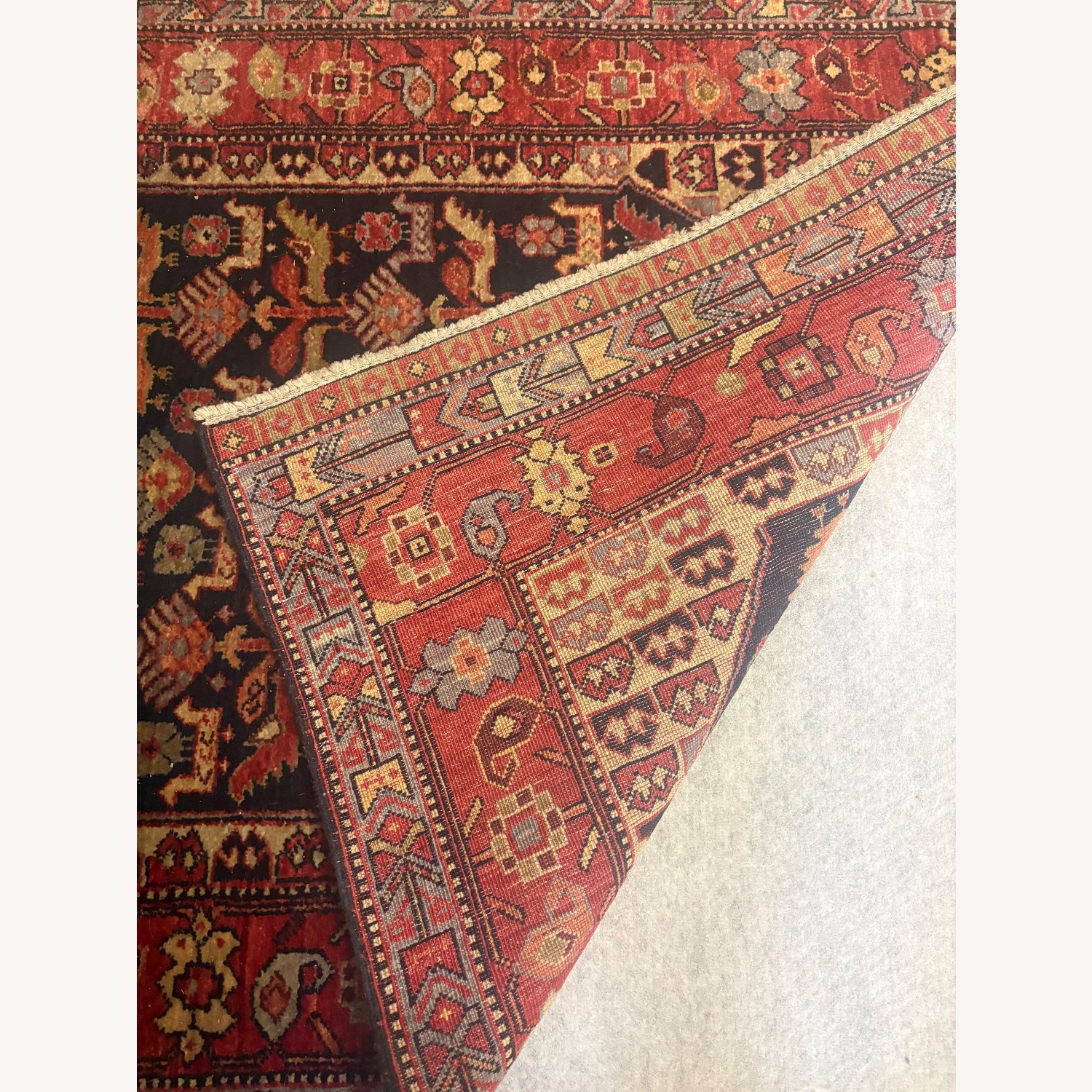 Vintage/Antique Finds Wool Runner Rug 2.8' x 9.5' - image-1