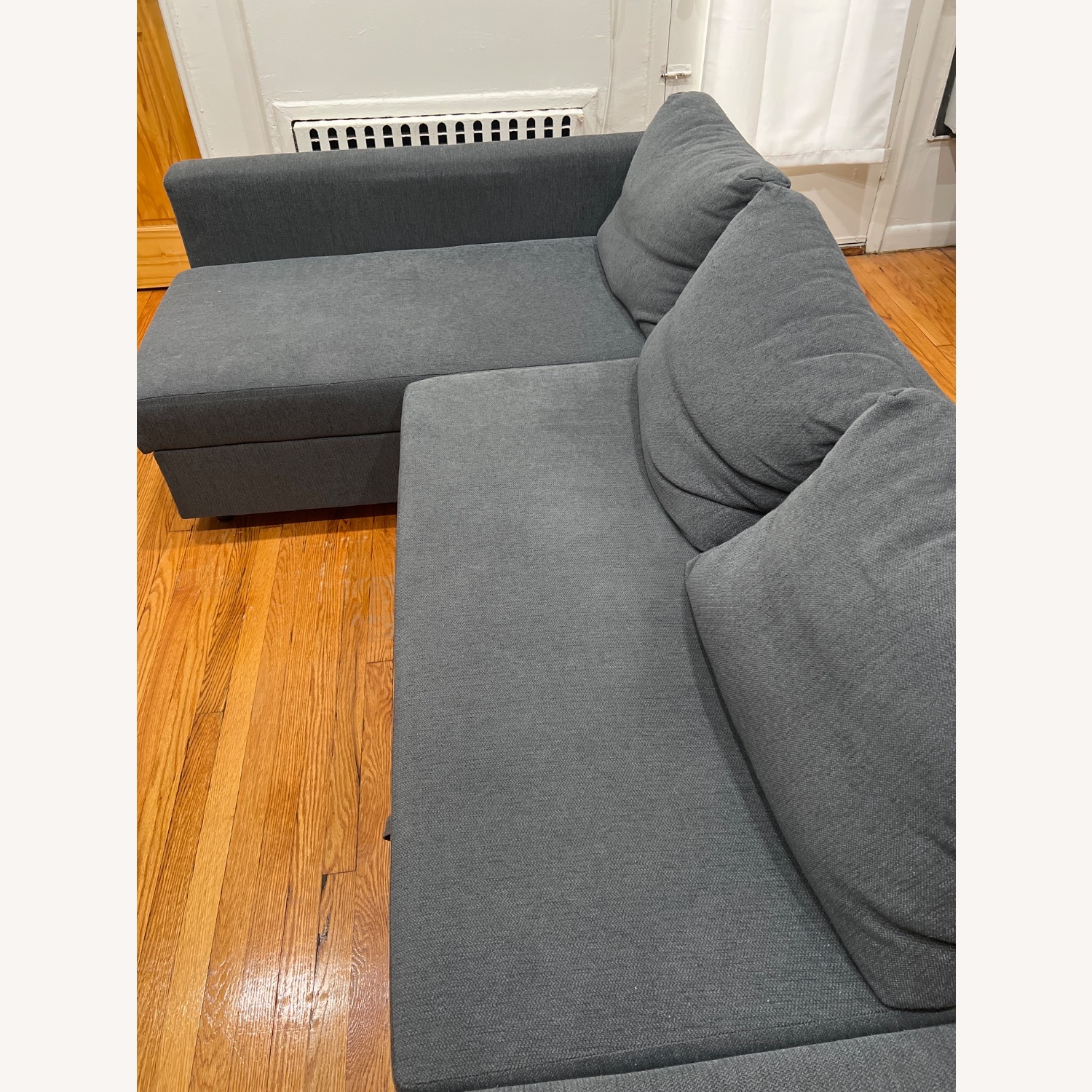IKEA Dark Gray Sleeper Sofa - image-4