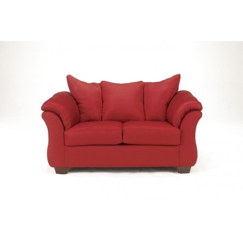 Used Ashley Furniture Darcy Red 2 Seater Sofa for sale on AptDeco