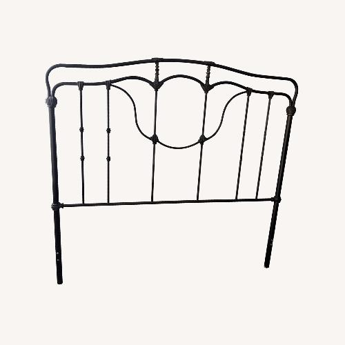 Used Vintage/Antique Aged Bronze Finish Headboard for sale on AptDeco
