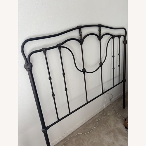 Used Vintage/Antique Aged Bronze Finish Headboard for sale on AptDeco