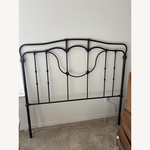 Used Vintage/Antique Aged Bronze Finish Headboard for sale on AptDeco