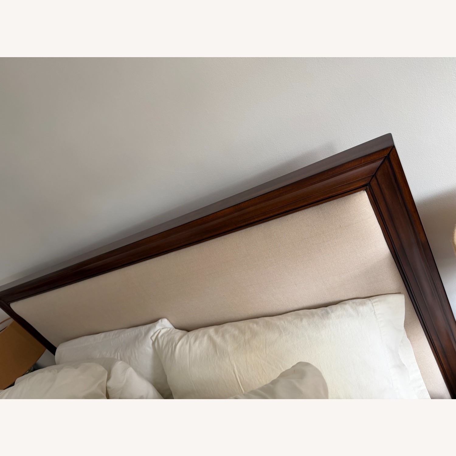 Pottery Barn Stratton Dark Brown Wood Headboard - image-3