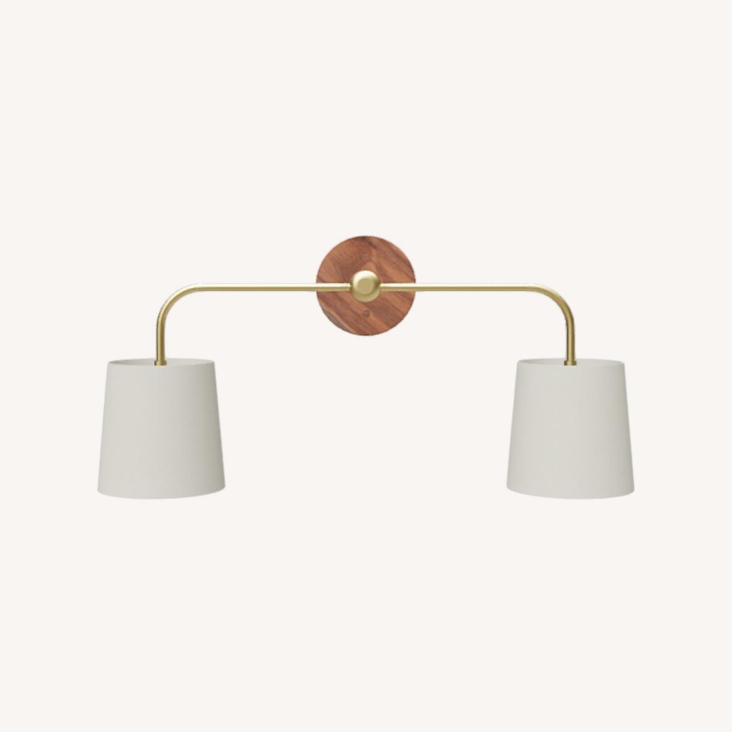 Gold Brass Wall Lamp - image-0