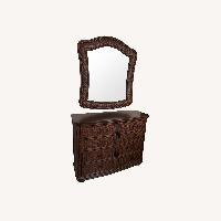 Lexington Home Brands Dark Brown Wicker Dresser