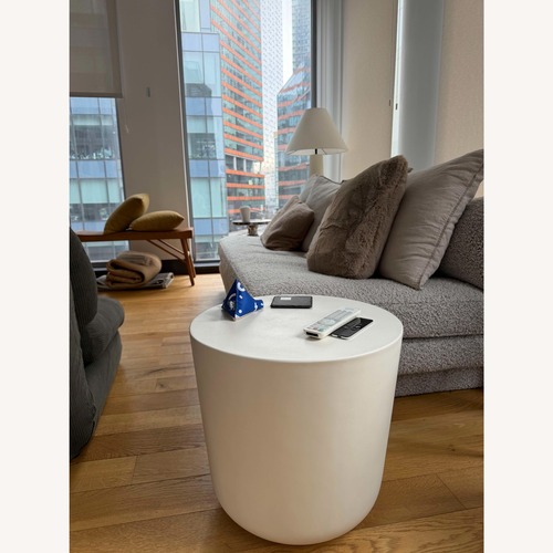 Used CB2 Ivory Side Table for sale on AptDeco
