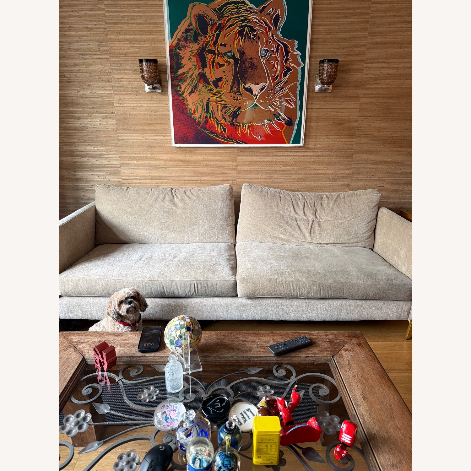 Arhaus Natural Fabric 3+ Seater Sofa - image-1