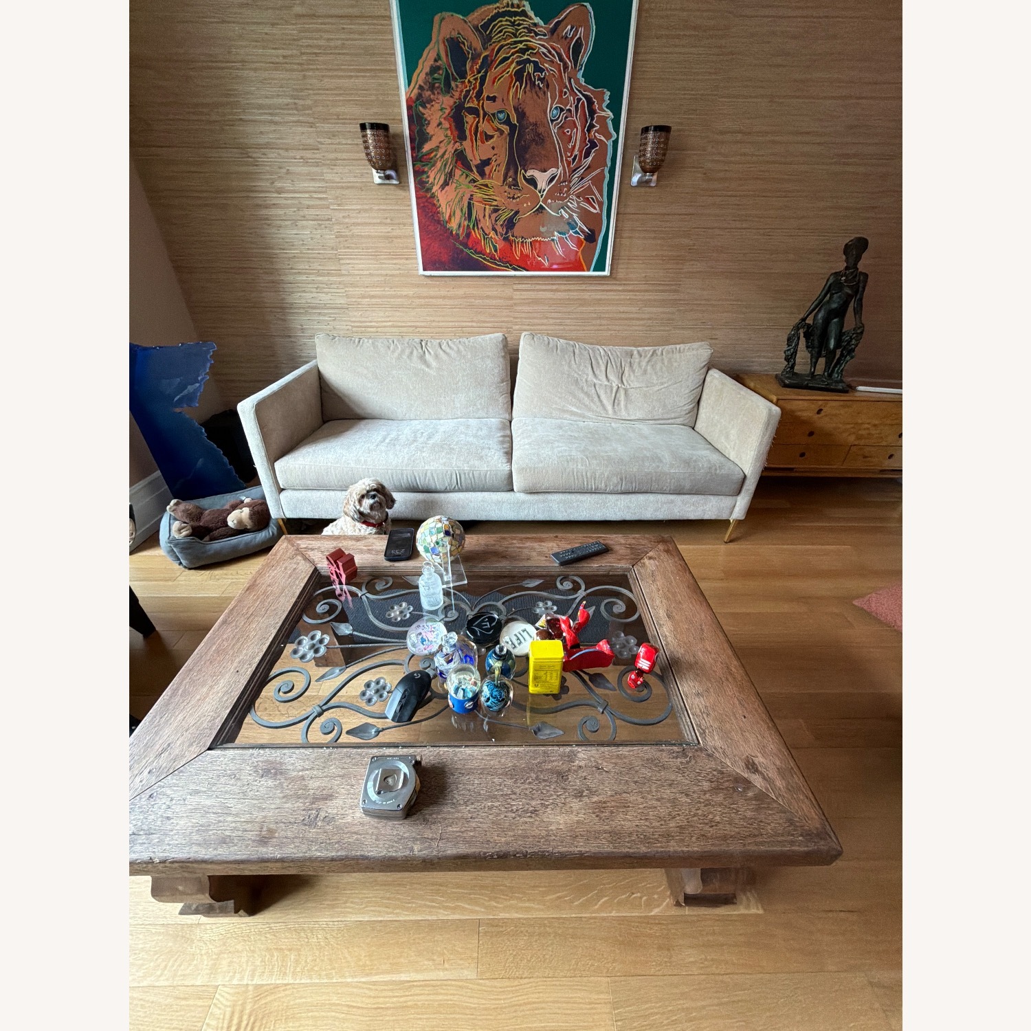 Arhaus Natural Fabric 3+ Seater Sofa - image-2