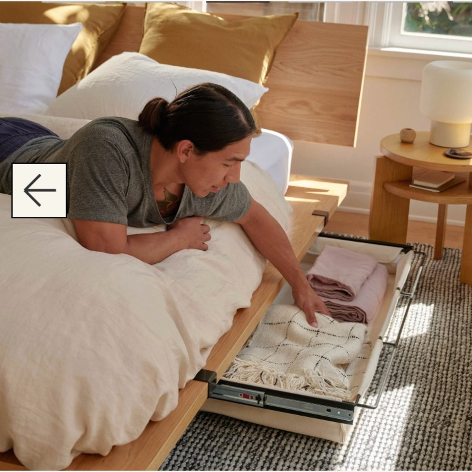 Floyd Queen Bed + Underbed Storage - image-3