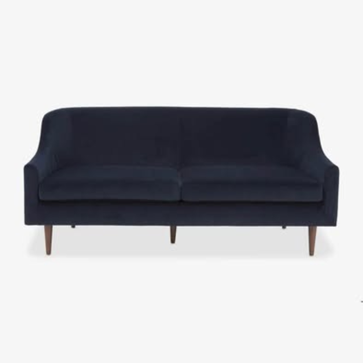 Blue Velvet 2 Seater Sofa - image-2