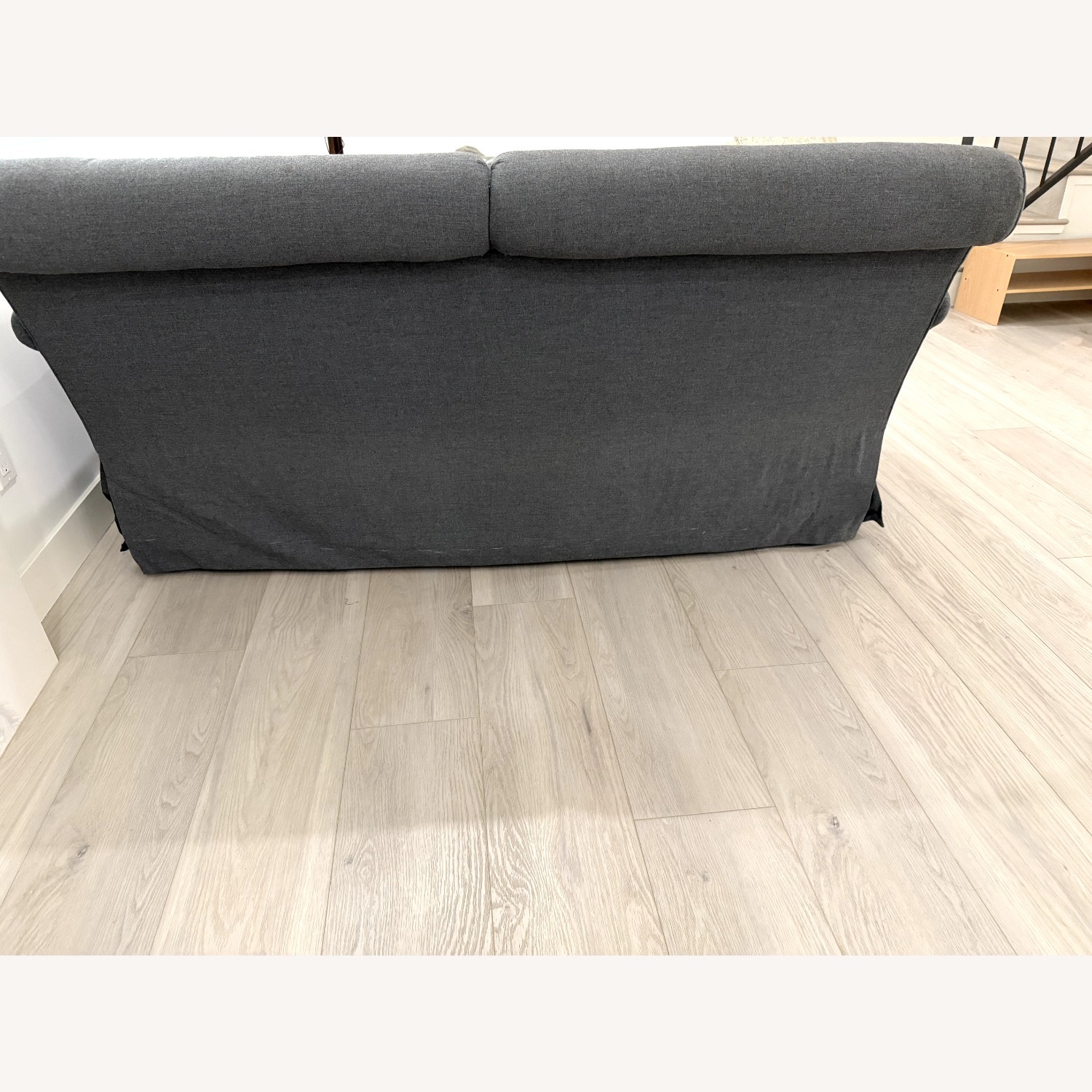 A. Rudin Gray Loveseat - image-3