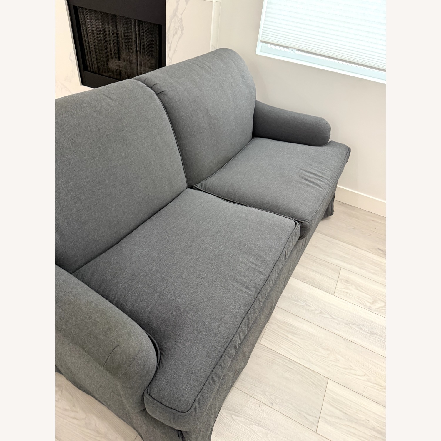 A. Rudin Gray Loveseat - image-2