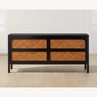 CB2 Miri Black Wood Dresser